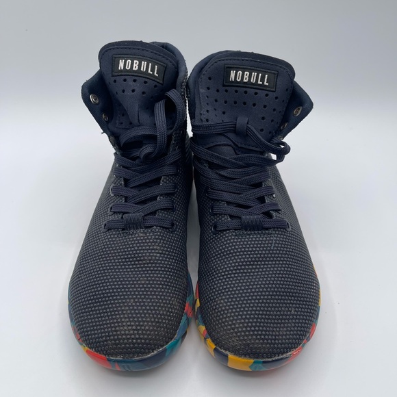 NOBULL Outwork Black Super Fabric High Top Trainer Sneakers M/6.5 W/8 - Picture 2 of 8